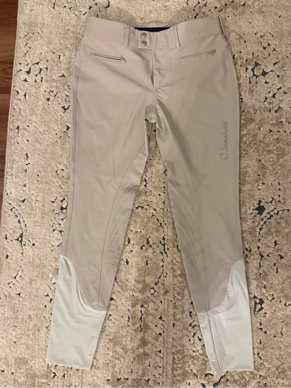 Equestrian Breeches in Light Beige — Comfortable Riding Pants